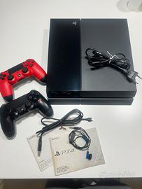 Ps4 fat 500gb con due joypad originali