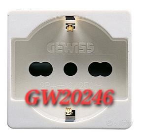 PRESA gewiss  GW20246  15 pezzi nuove
