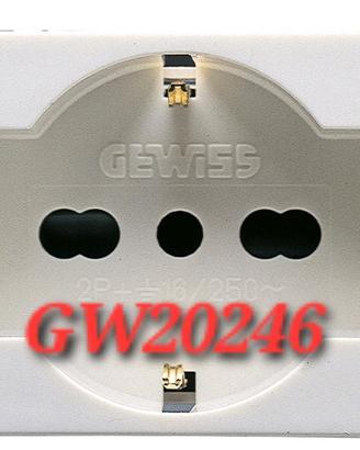 PRESA gewiss  GW20246  15 pezzi nuove