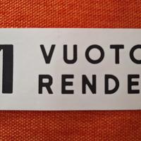 Alitalia etichetta vintage