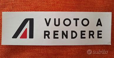 Alitalia etichetta vintage