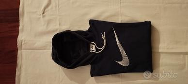 FELPA NIKE Blu con cappuccio 