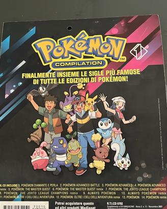 Cd completo con libretto e tutte le sigle pokemon