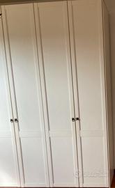 Armadio bianco 6 ante