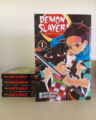 Manga demon Slayer vol. 1-5 ita