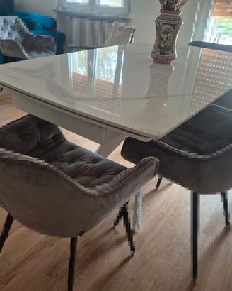 Tavolo in gres 90x160/250