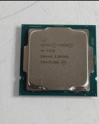 Intel xeon w-1250 6 core 12 thread lga1200 4.7 ghz