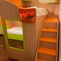 Cameretta Moretti arancio e verde