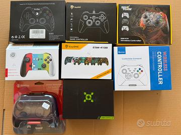 Set di 7 Controller da Gaming di varia tipologia