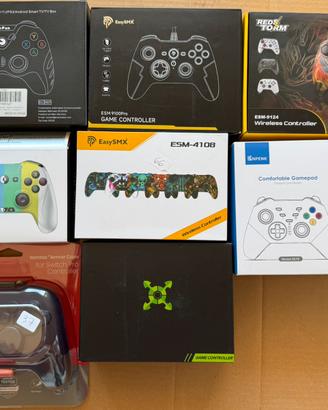 Set di 7 Controller da Gaming di varia tipologia