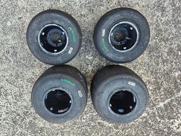 Set cerchi Douglas per Kart CRG