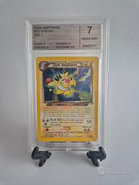 Dark Ampharos - Neo Destiny NDE 1 - CM Grading 7