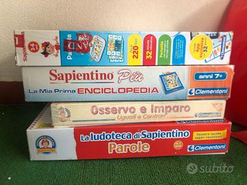 Giochi in  in scatola Sapientino 4pz
