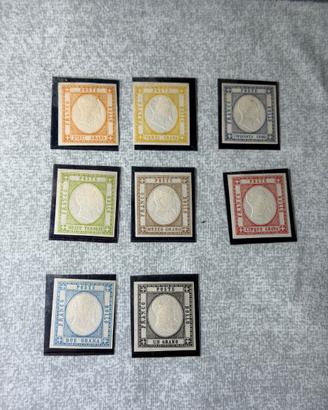 francobolli storici italiani del 1861, appartenent