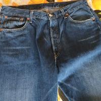 Jeans Levi's 501 W36 L36 Denim Blu