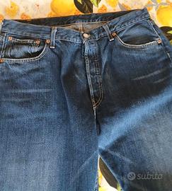 Jeans Levi's 501 W36 L36 Denim Blu