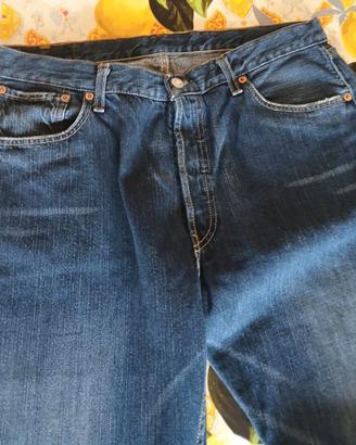 Jeans Levi's 501 W36 L36 Denim Blu
