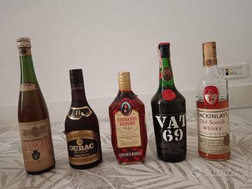 Bottiglie varie anni 70/80