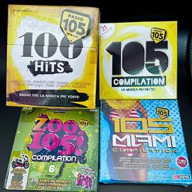 Lotto Radio 105 /15CD sigillati + Libro M. Mazzoli