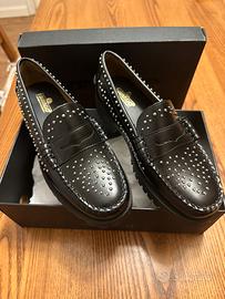 Sebago mocassini donna in pelle con borchie
