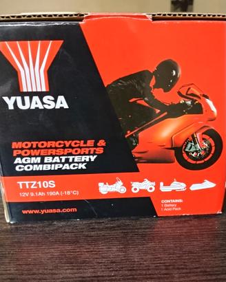batteria Yuasa TTZ10S CombiPack nuova.