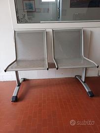 Sedie a panca per sala d'attesa