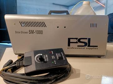 Macchina neve PSL con telecomando + macchina bolle