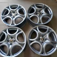 Cerchi in lega da 17 pollici per alfa romeo mito