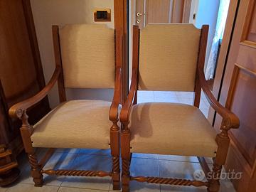 2 poltroncine arredo camera da letto 