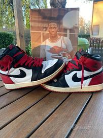 Air Jordan 1 High black toe TG 44,5