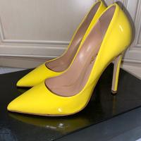 Tacchi décolleté gialli