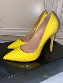 Tacchi décolleté gialli