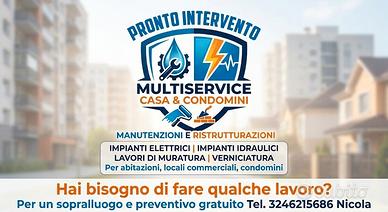 Manutentore elettricista idraulico