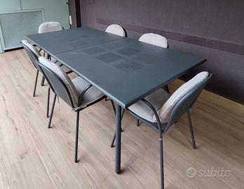 Tavolo da giardino ed esterno EMI allungabile