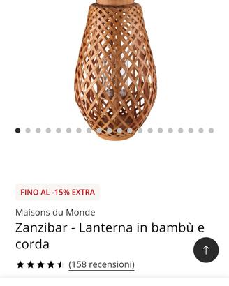 lanterna originale nuova maisons du monde 