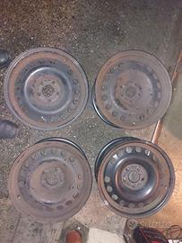 4 Cerchi in ferro 16' opel astra j 2015