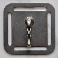 Piastra corta per trapezi  da vela in acciaio inox