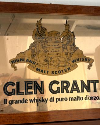 Specchio Pubblicitario Vintage GLEN GRANT