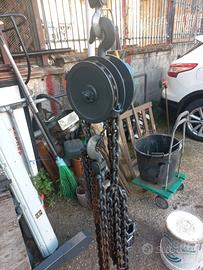 Paranco a catena manuale con gancio