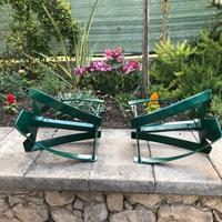 Coppia rulli fresa Ø30 cm × L35 cm e asse L75 cm