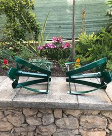 Coppia rulli fresa Ø30 cm × L35 cm e asse L75 cm