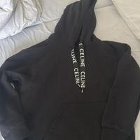 FELPA NERA CON CAPPUCCIO CELINE M