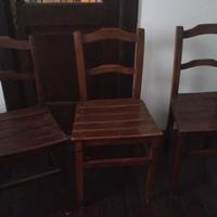sedie di legno antiche