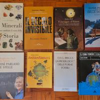 Lotto 8 Libri Scientifici Astronomia Geologia 