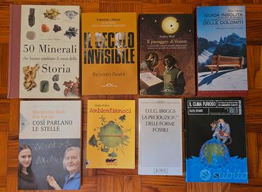 Lotto 8 Libri Scientifici Astronomia Geologia 