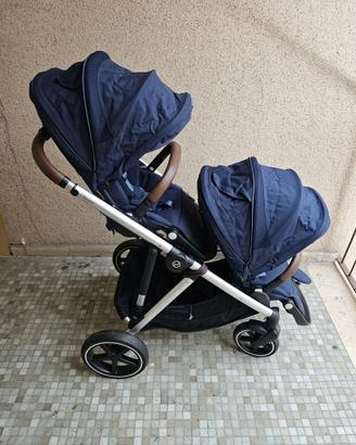Passeggino gemellare Cybex Gazelle S con 2 sedute