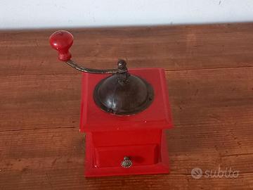 Macinino da caffè rosso