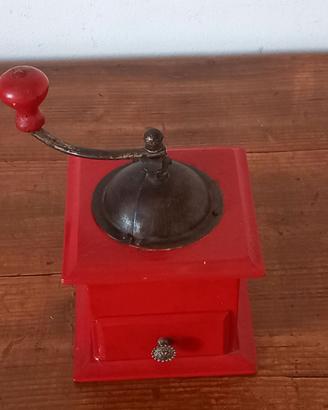 Macinino da caffè rosso