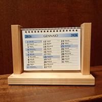 Calendario 2026 artigianale da tavolo