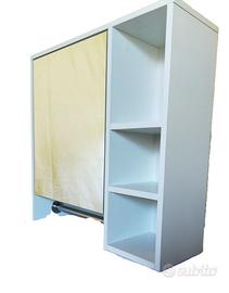 Mobiletto Pensile da Bagno con Specchiera